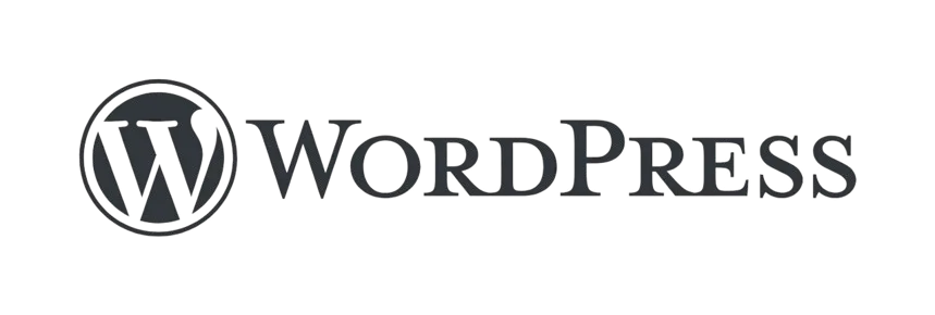 Logo oficial do WordPress, plataforma de criação de sites e blogs.