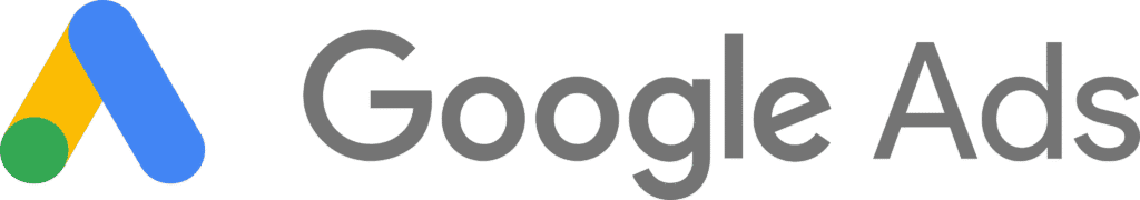 Logo oficial do Google Ads, plataforma de anúncios pagos do Google.